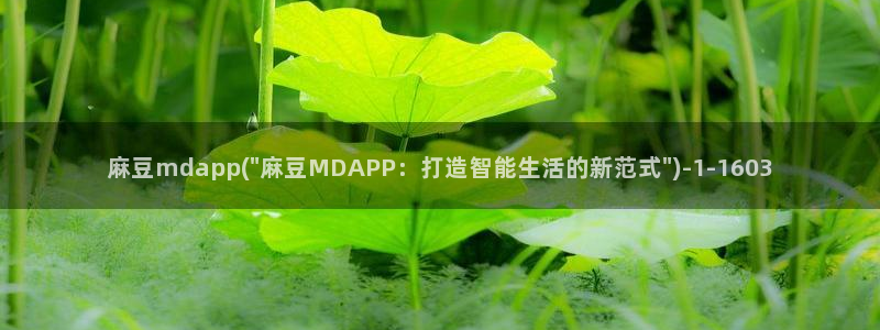 麻豆社区：麻豆mdapp(\