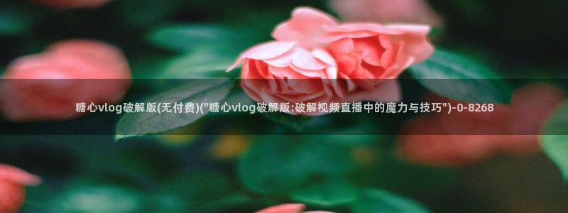 糖心vlog苹果版